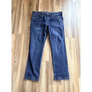 Duluth Trading Jeans Ballroom Double Flex 38x32 Medium Wash